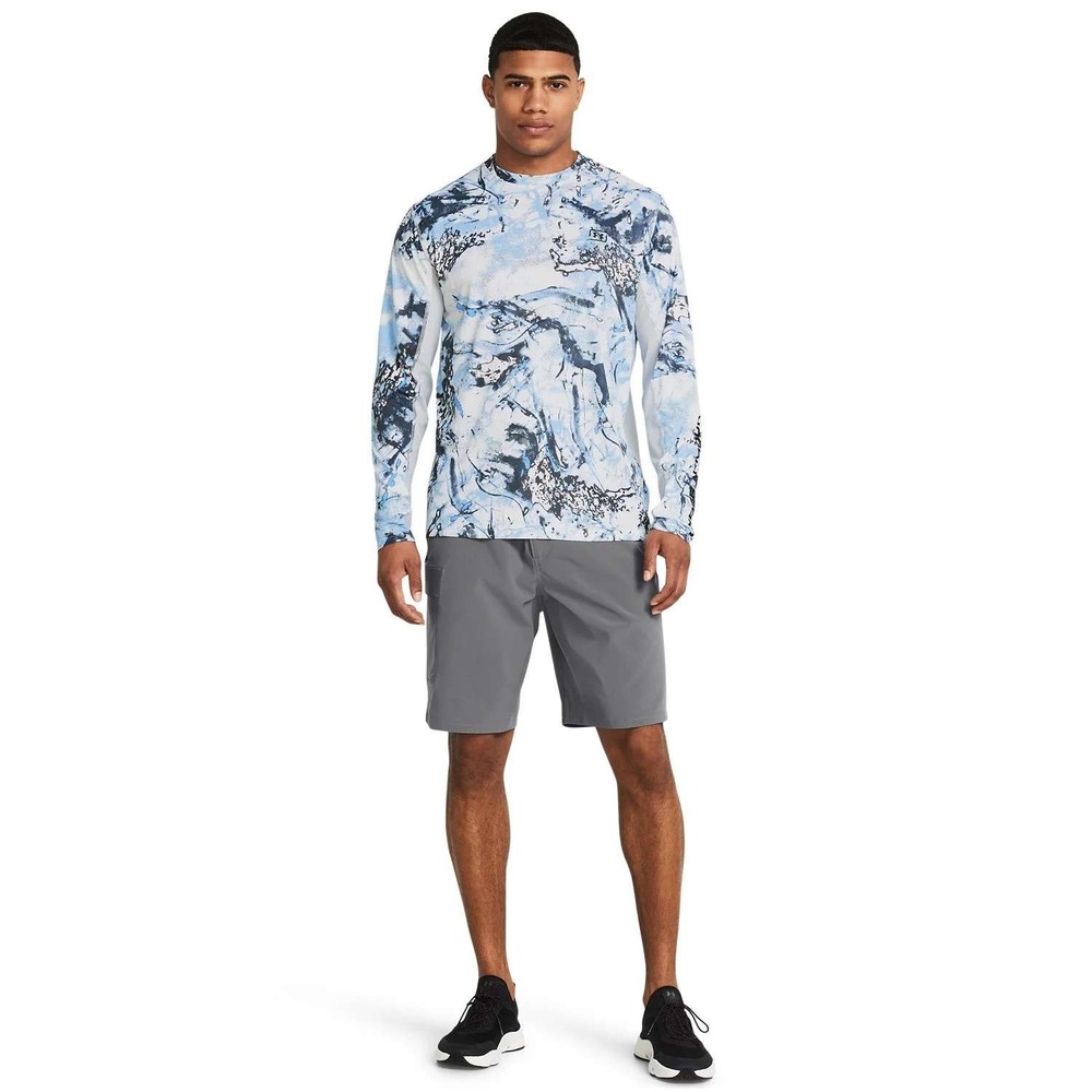 Under Armour Mens Mantra Cargo Shorts UPF 50 Gray Size 42 Golf‎ Boating Sailing